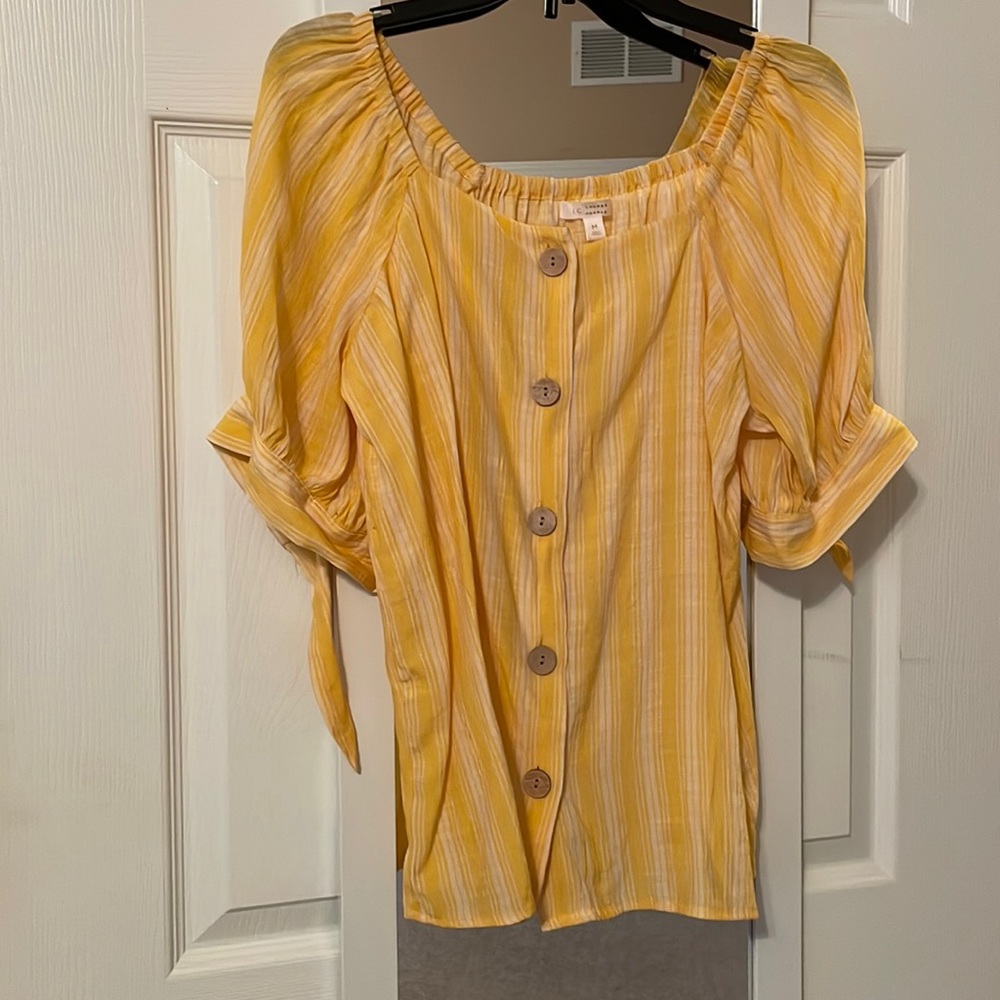 Button down Yellow shirt